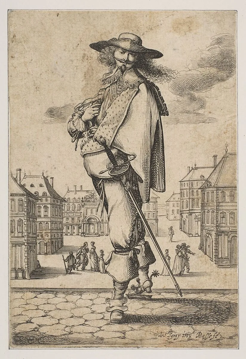 Gentleman with a Sword — Abraham Bosse|Jean de Saint-Igny