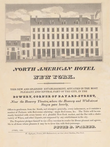 North American Hotel, New York