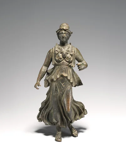 Bronze statuette of Minerva