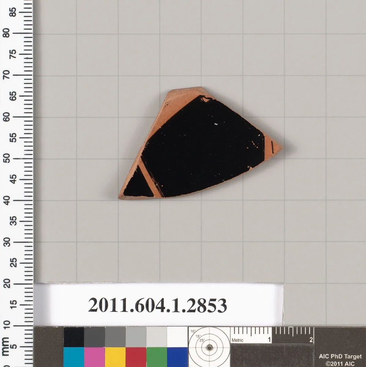 Terracotta fragment of a kylix (drinking cup) — Unknown