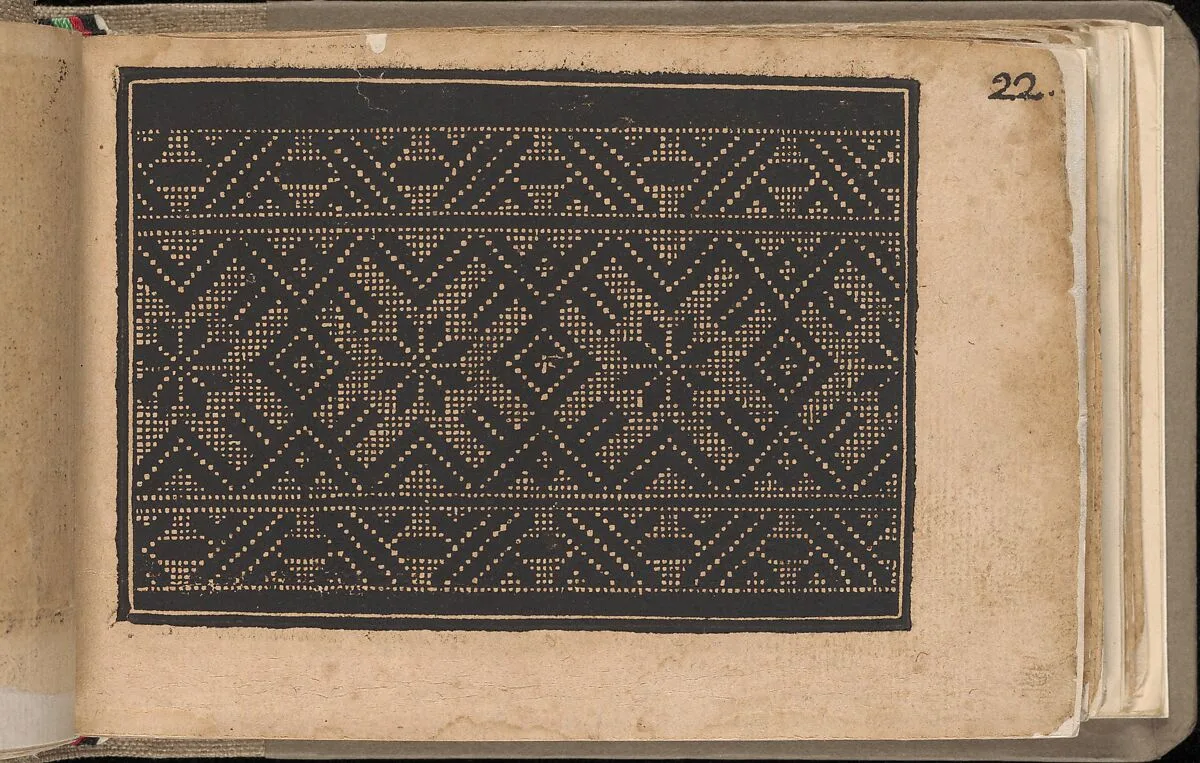 Schön newes Modelbuch (Page 22r) — Sigismundus Latomus
