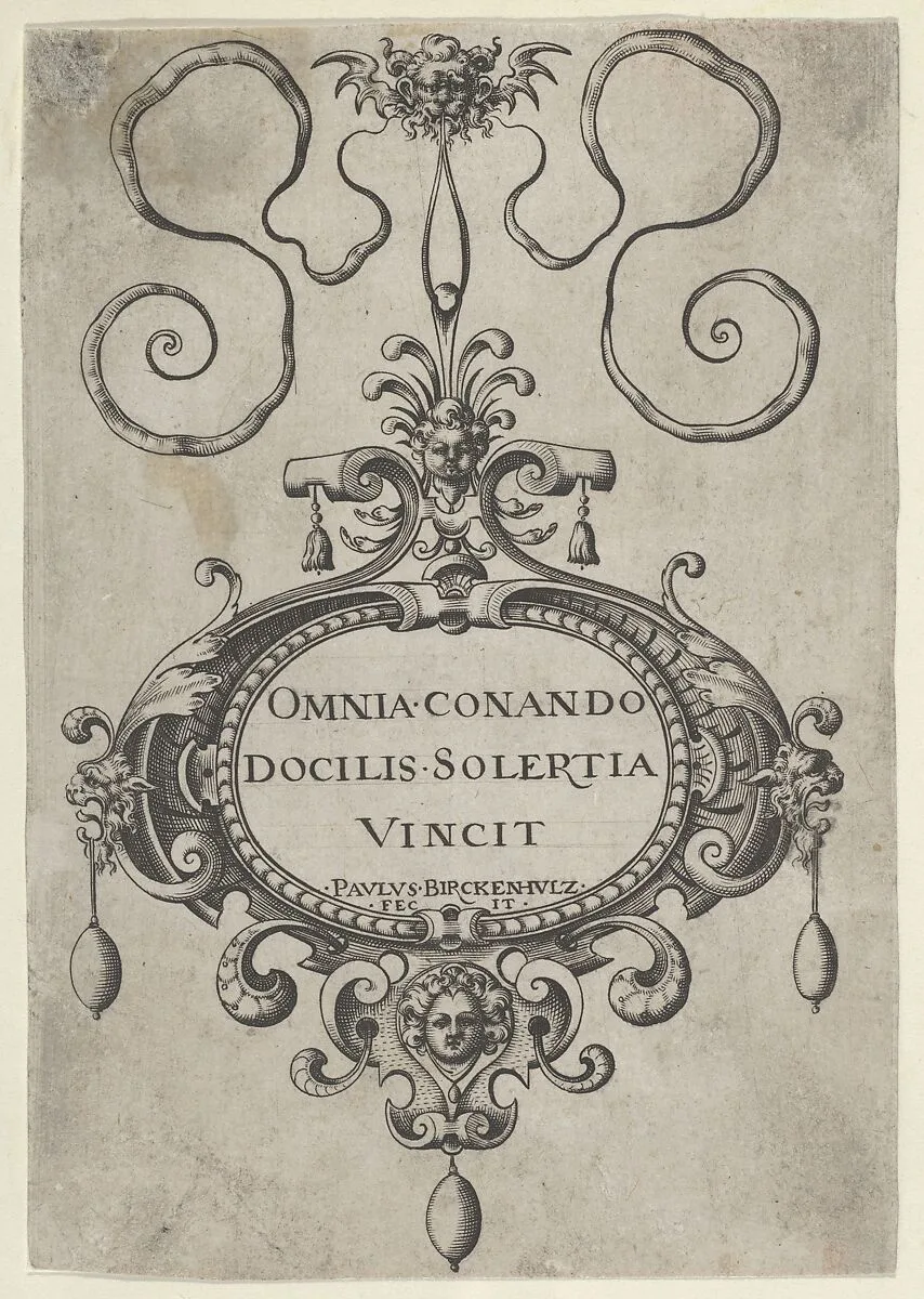 Title Page, from Omnia Conando Docilis Solertia Vincit — Paul Birckenhultz
