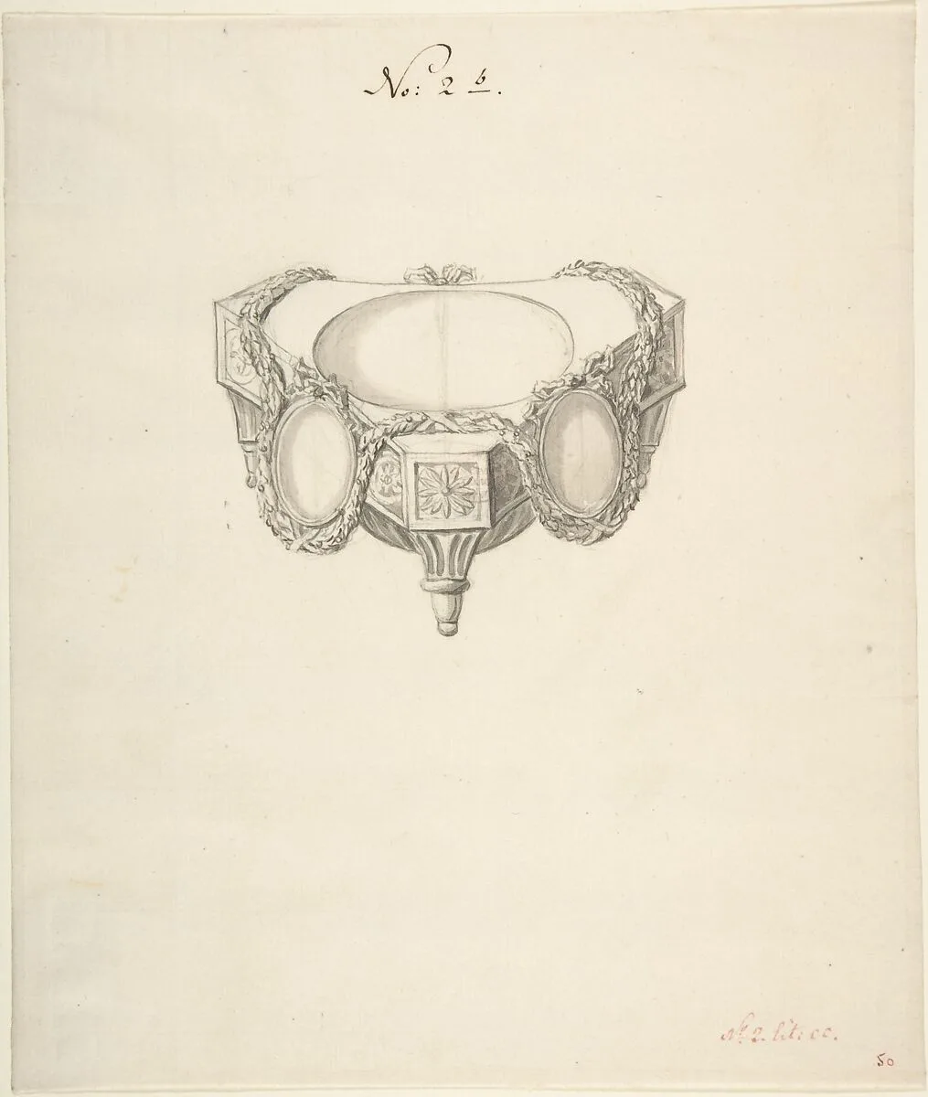 Design for a Salt Celler — Anonymous, French, 18th century