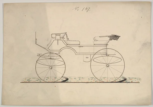 Design for Vis-a-vis/Phaeton, no. 147