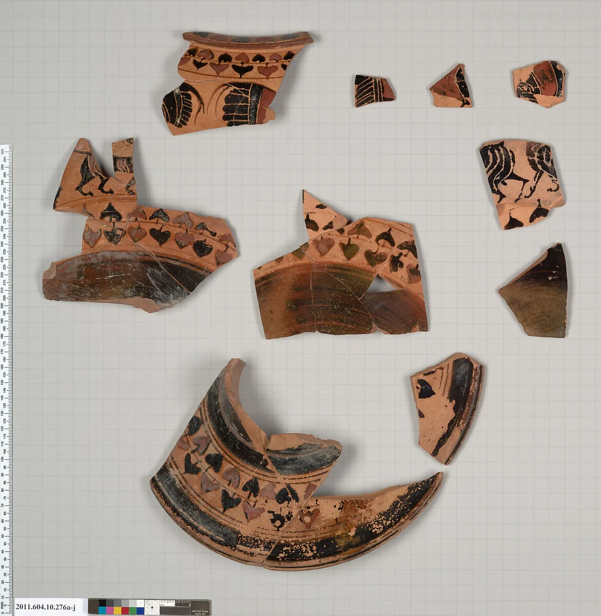 Terracotta fragments of a dinos (bowl for mixing wine and water) — Unknown