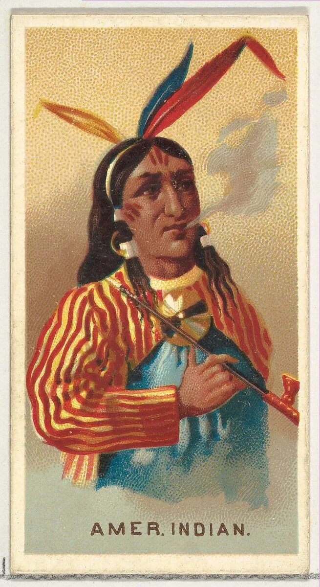 American Indian, from World's Smokers series (N33) for Allen & Ginter Cigarettes — Allen & Ginter