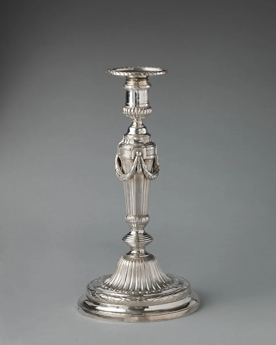 Candlestick (one of a set of eight) — John Romer