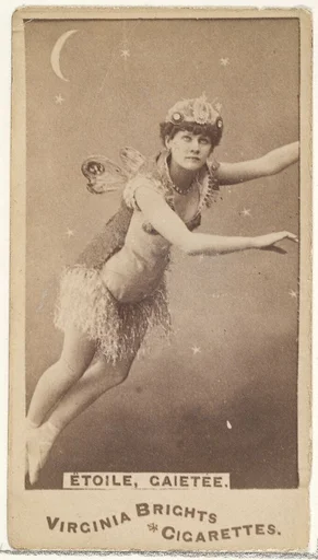 Étoile, Gaietee, from the Actors and Actresses series (N45, Type 1) for Virginia Brights Cigarettes