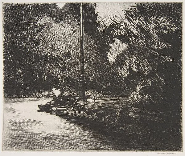 Night in the Park — Edward Hopper