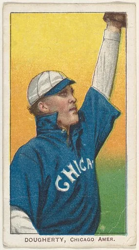 Dougherty, Chicago, American League, from the White Border series (T206) for the American Tobacco Company