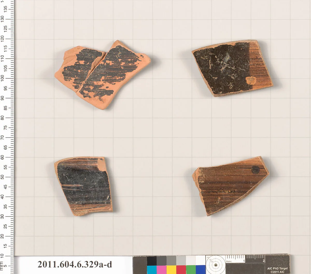 Terracotta fragments of unidentified shapes — Unknown