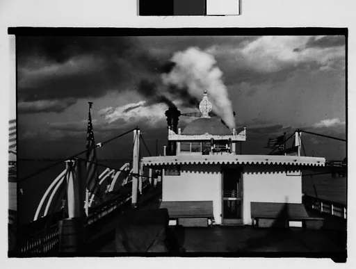 [Upper Deck of Steamboat "Capitol", New Orleans, Louisiana]