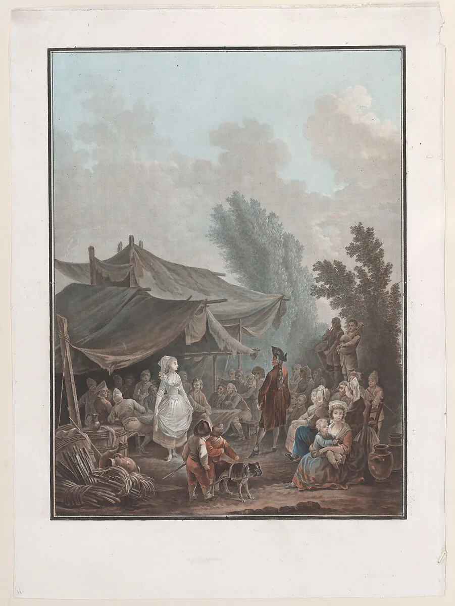 La Noce de Village — Charles Melchior Descourtis|Nicolas Antoine Taunay