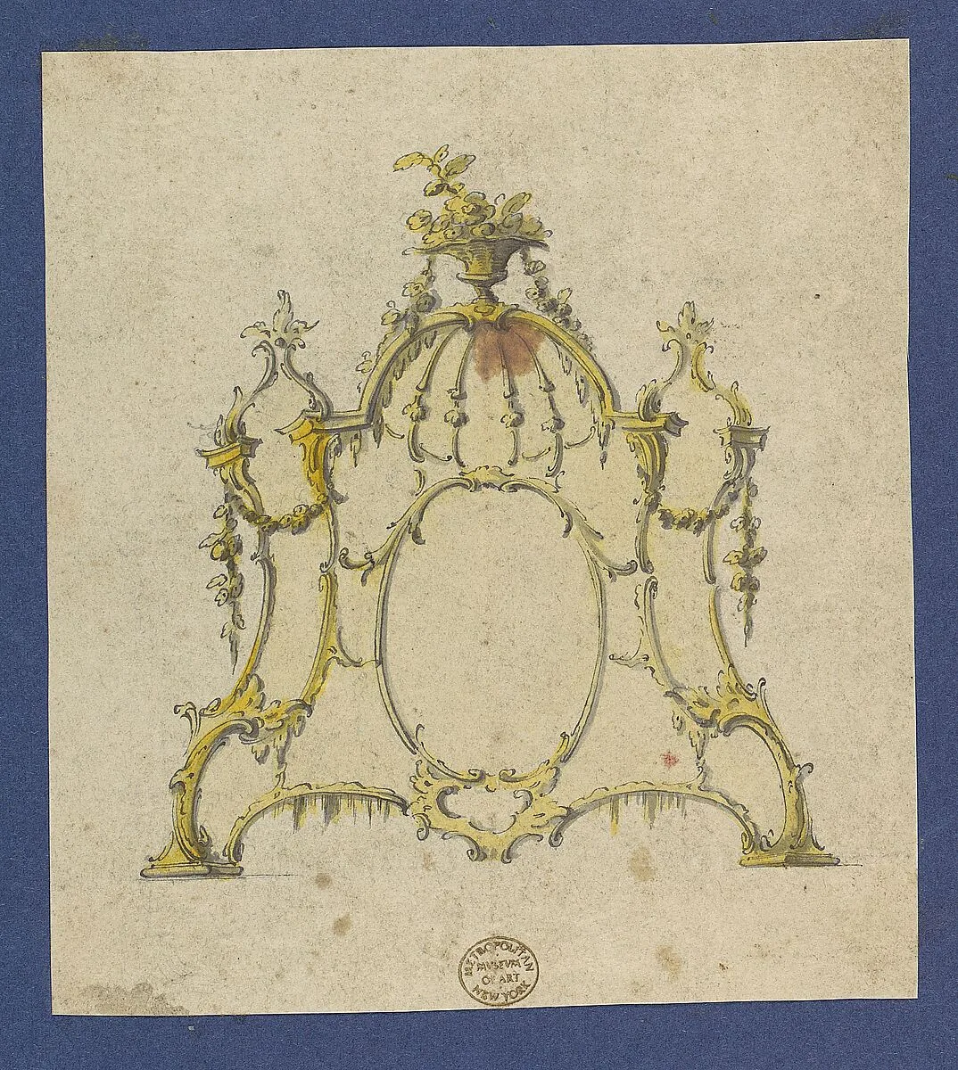 Overmantle, in Chippendale Drawings, Vol. I — Thomas Chippendale
