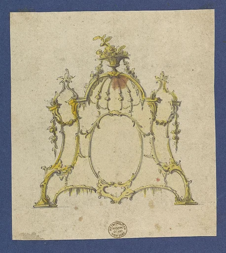 Overmantle, in Chippendale Drawings, Vol. I