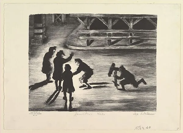 Janitor's Kids — Ida York Abelman|WPA