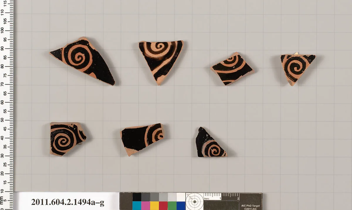 Terracotta fragments of skyphoi (deep drinking cups) — Unknown