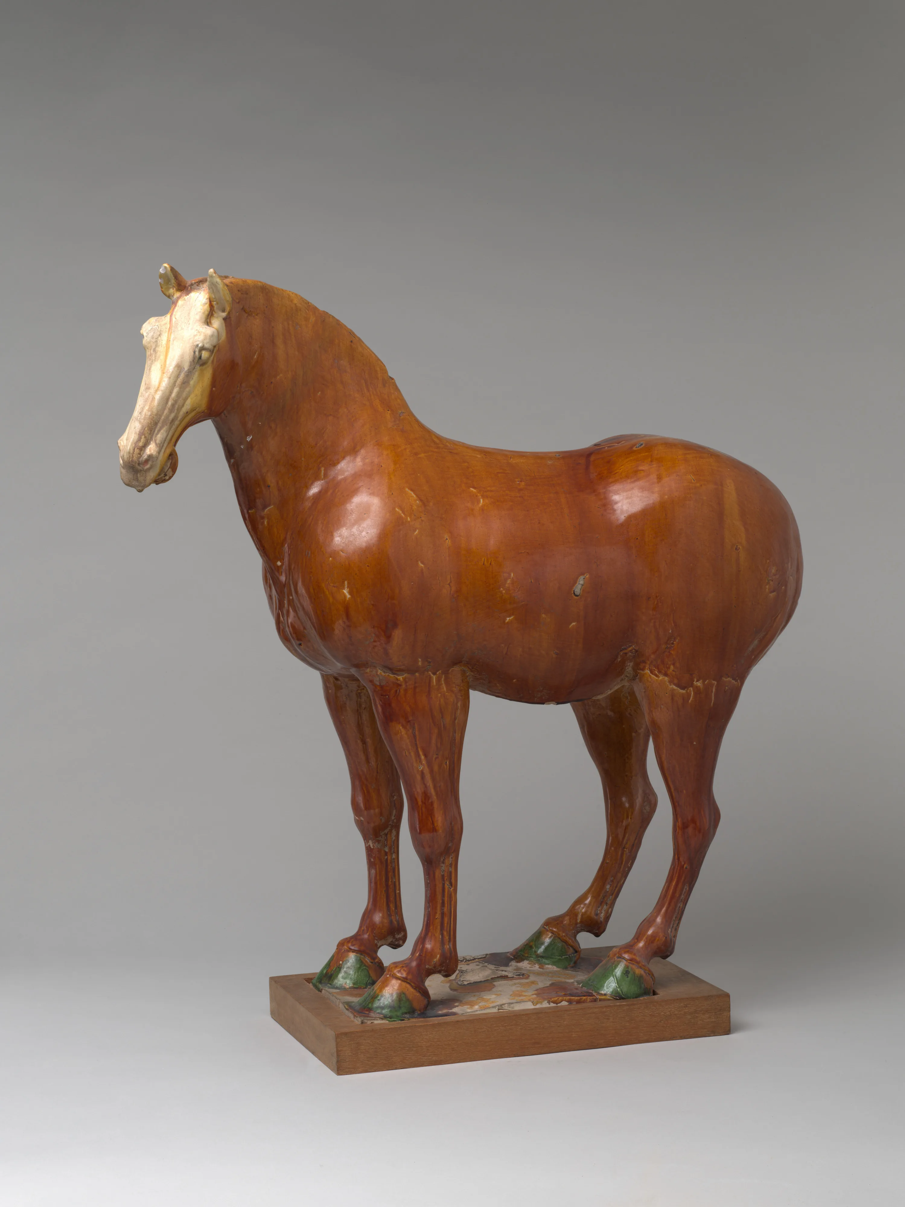 唐 褐釉陶馬|Horse — Unknown