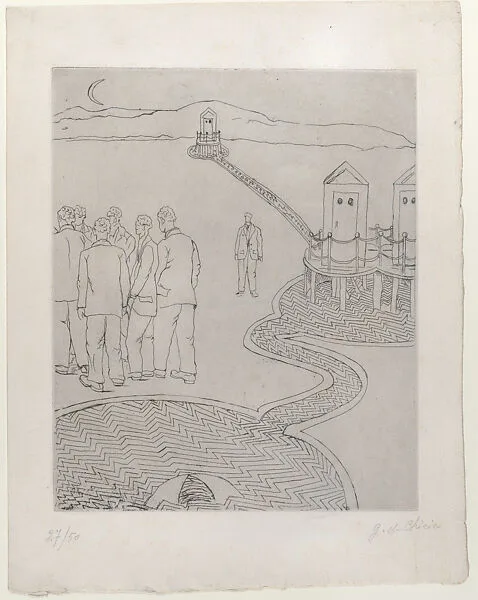 Mysterious Bath — Editions Orobitz et Cie, Paris|Giorgio de Chirico