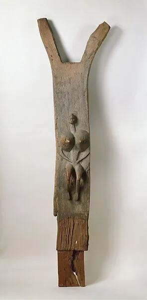 Togu na Support Post: Female Figure — Unknown