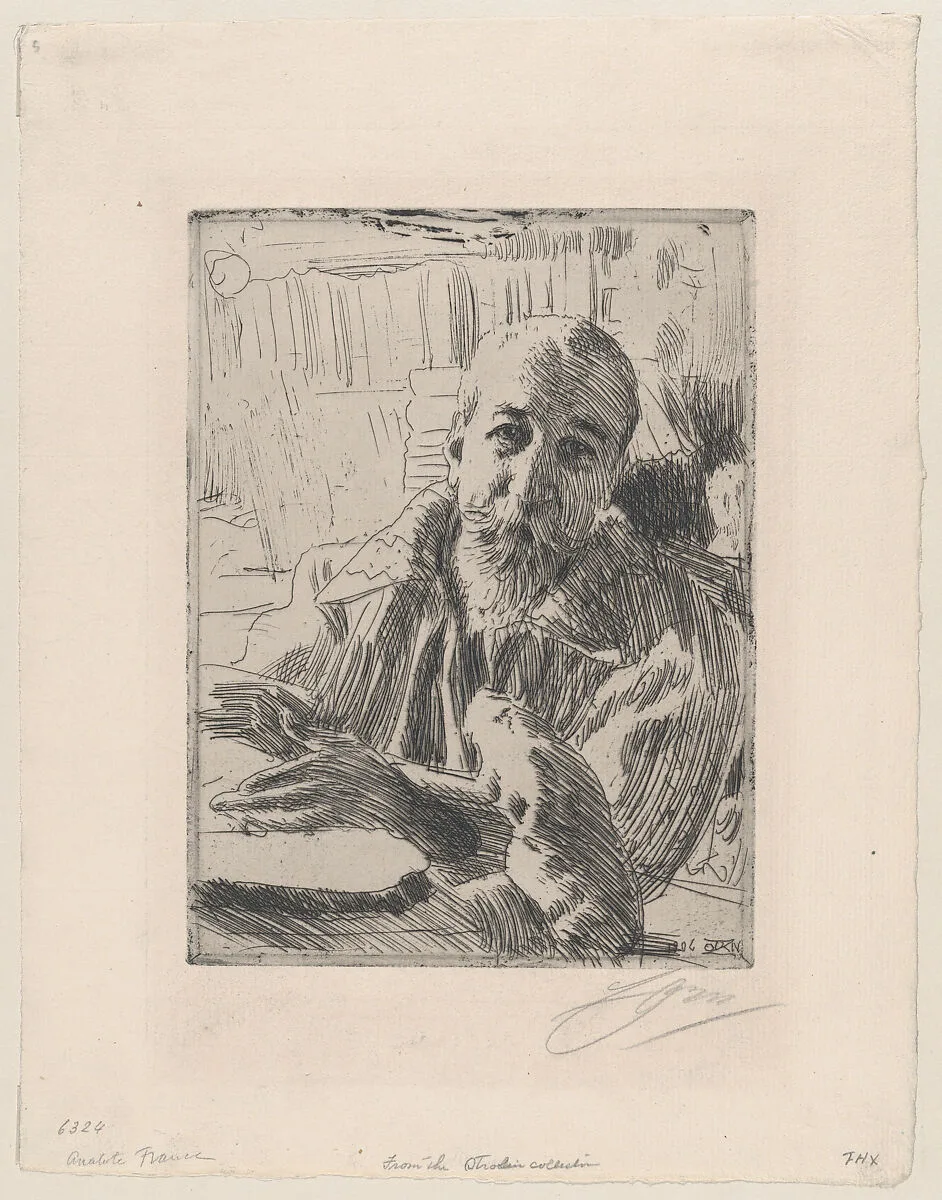 Anatole France — Anders Zorn|Anatole France