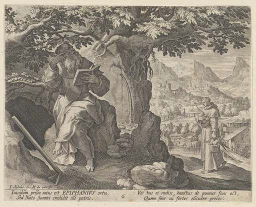 Epiphanius, from the series Sylvae Sacrae Monumenta...Anachoretarum