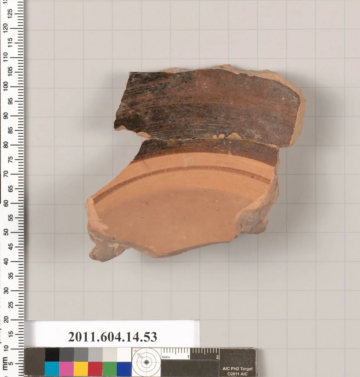 Terracotta fragment of a bowl — Unknown