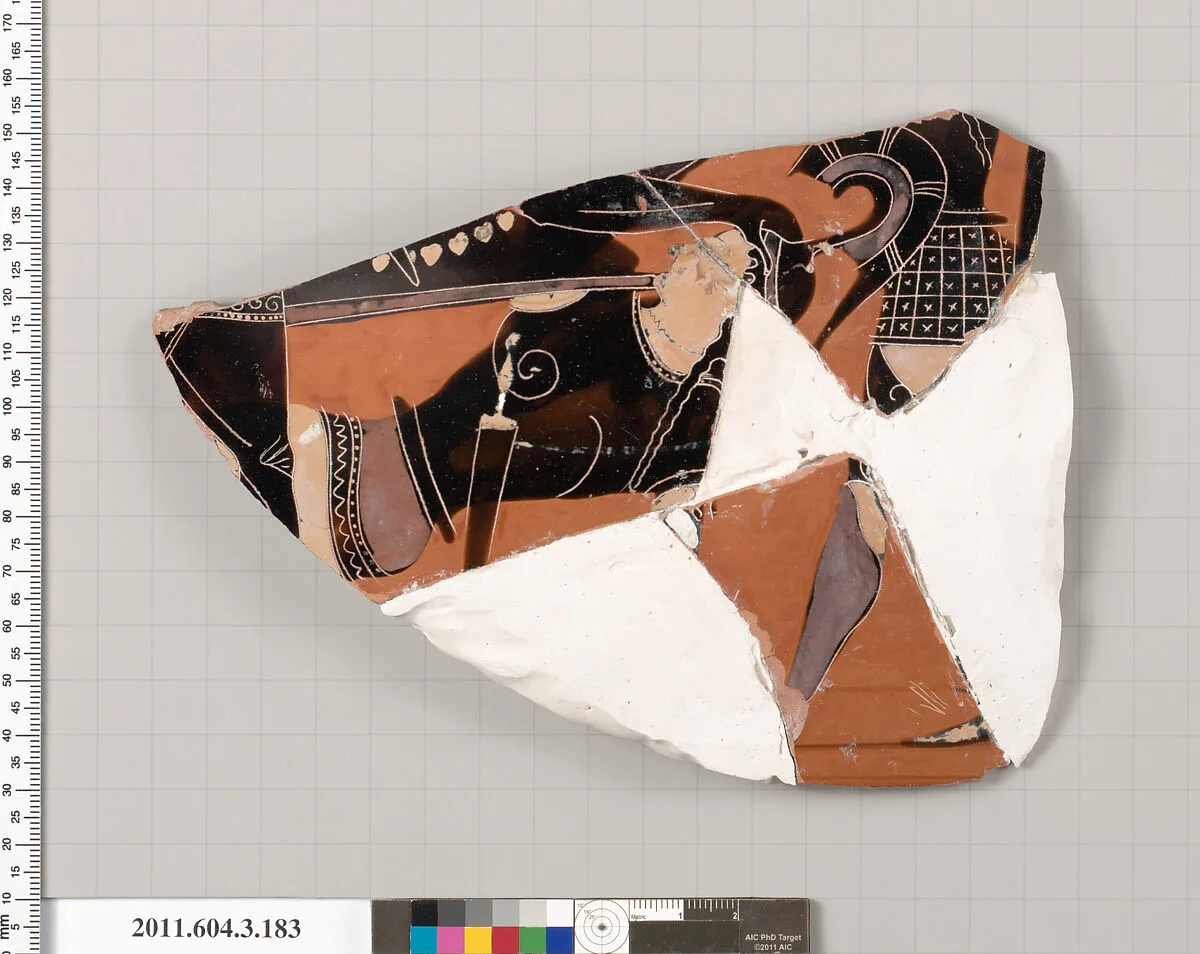 Terracotta fragment of an amphora (jar) — Unknown