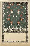 Merry Christmas (Frohe Weinachten) — Wiener Werkstätte|Ugo Zovetti