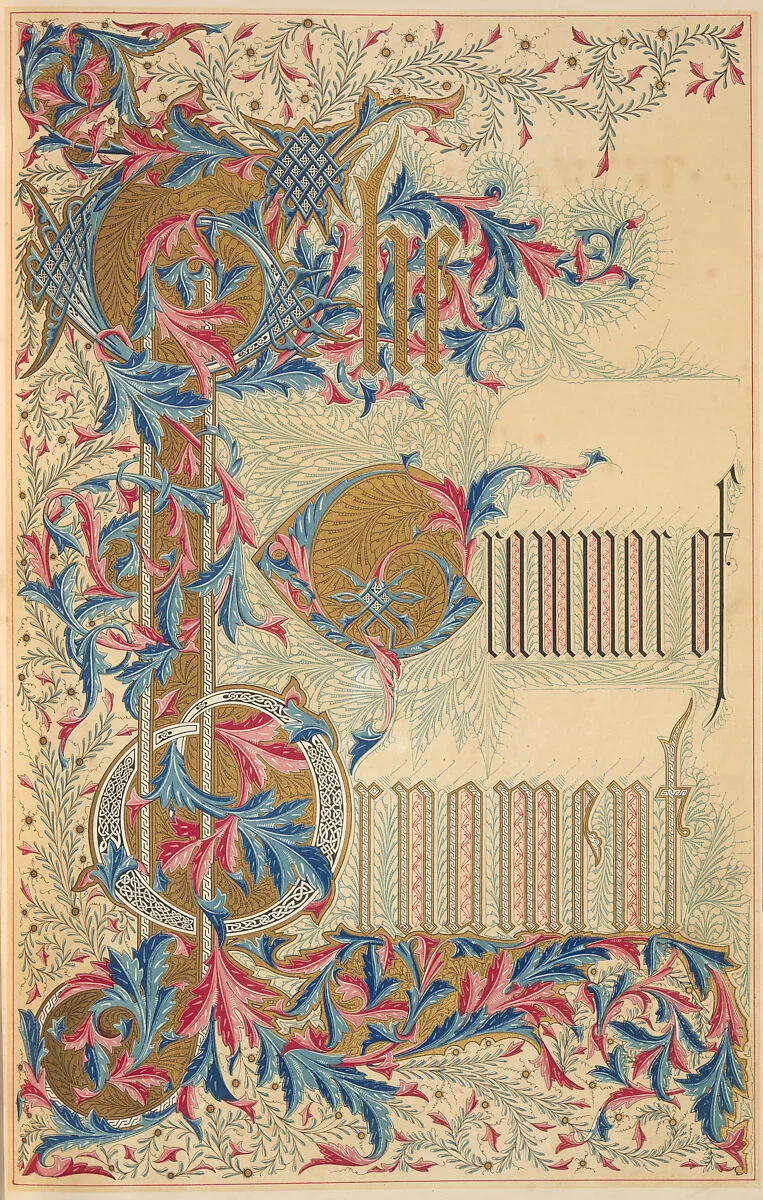 The grammar of ornament — Owen Jones|Francis Bedford|Day & Son, Ltd., London
