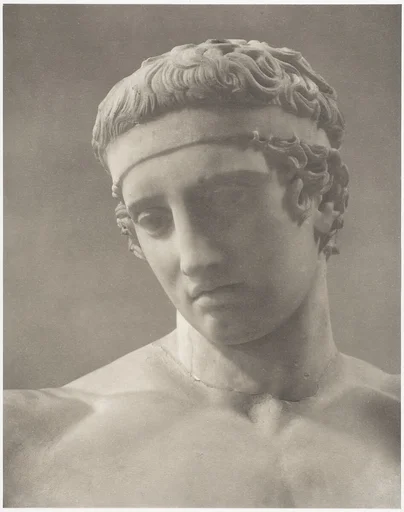 Statue of Diadoumenos. Roman Copy of a Greek Original by Polykleitos