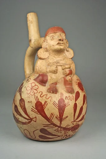 Stirrup Spout Bottle with Coca Chewer