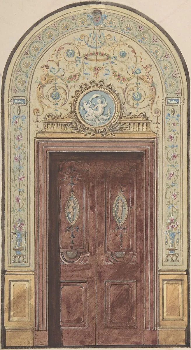 Designs for Arched Doorway — Charles Monblond