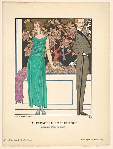 La Première Imprudence: Robe du soir, de Beer
