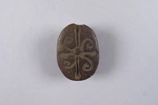 Scarab with Floral Design