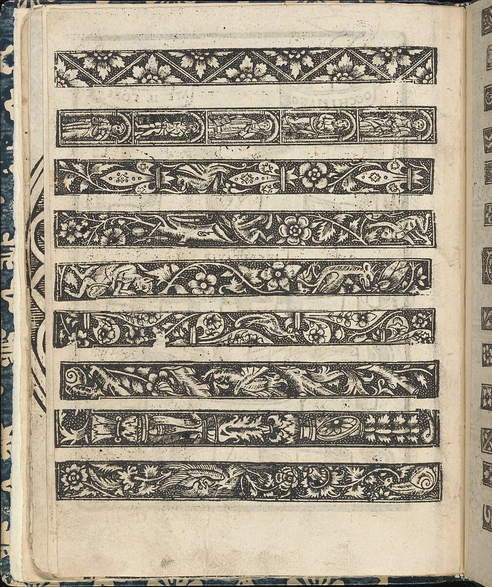 Essempio di recammi, page 19 (verso) — Giovanni Antonio di Nicolini da Sabio e i fratelli|Giovanni Antonio Tagliente