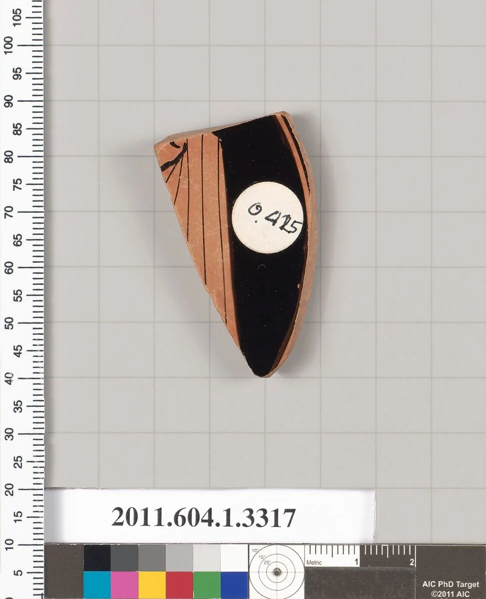 Terracotta fragment of a kylix (drinking cup) — Unknown