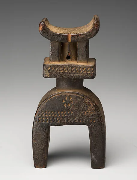 Heddle Pulley with Stool — Unknown