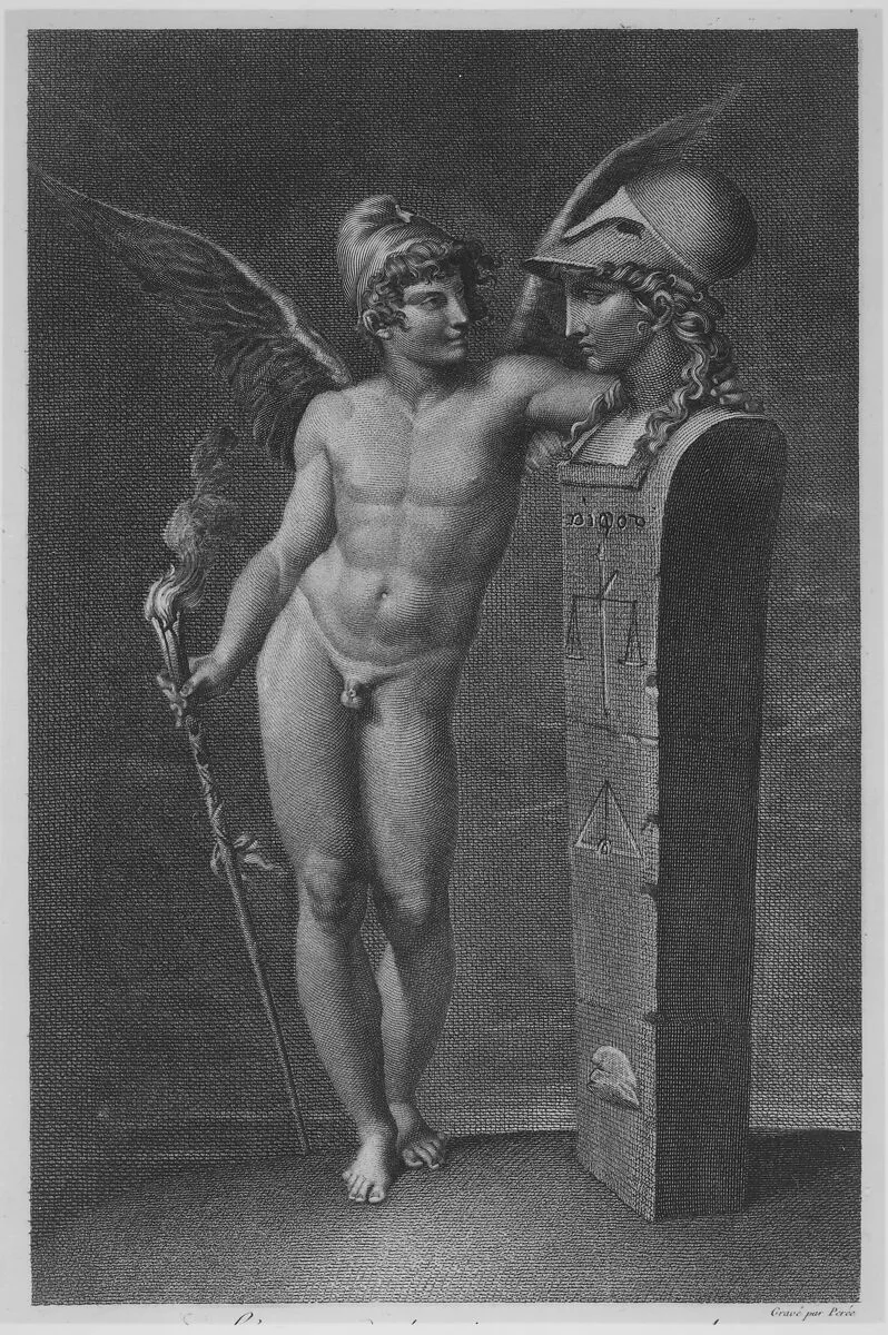 The Spirit of Liberty Establishes the Empire of Wisdom on Earth — Pierre Paul Prud'hon|Jacques Louis Perée