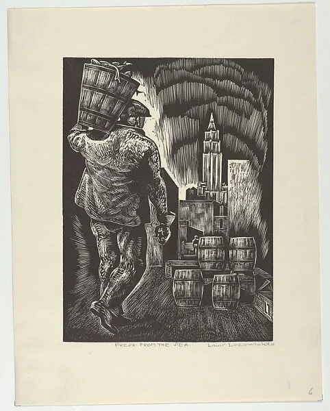 Fresh from the Sea — Louis Lozowick|WPA