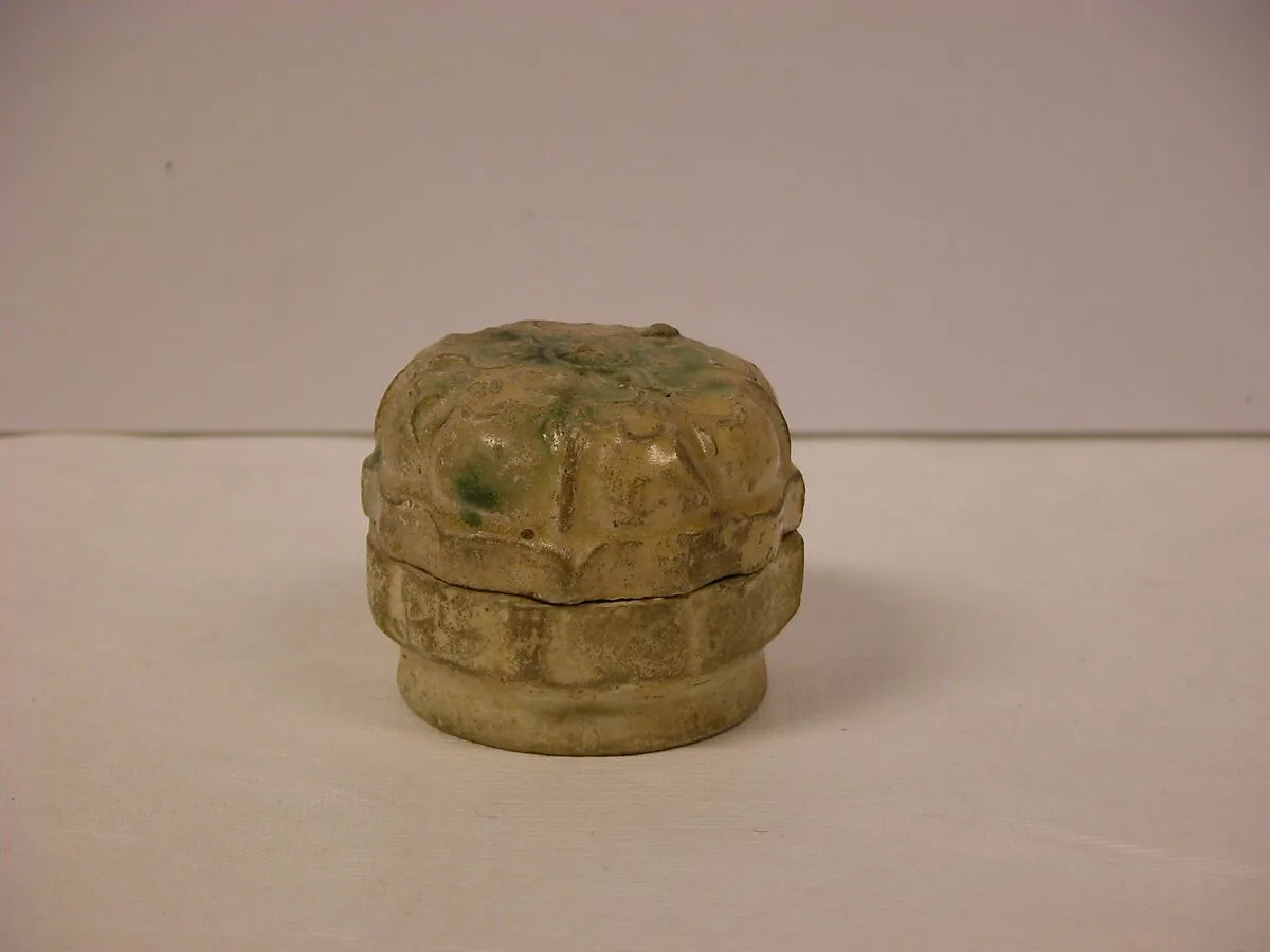 唐 三彩陶盒|Box — Unknown