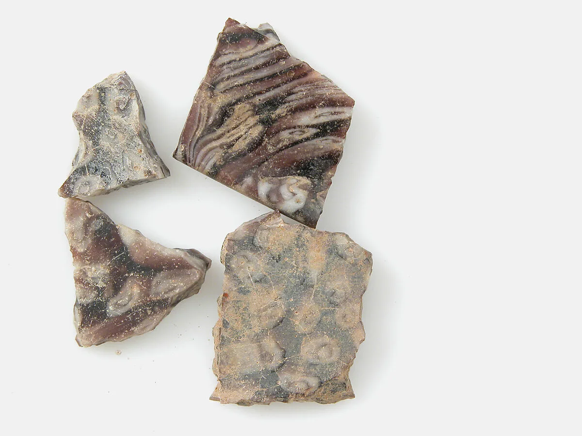 Glass Fragments from a Vessel — Unknown