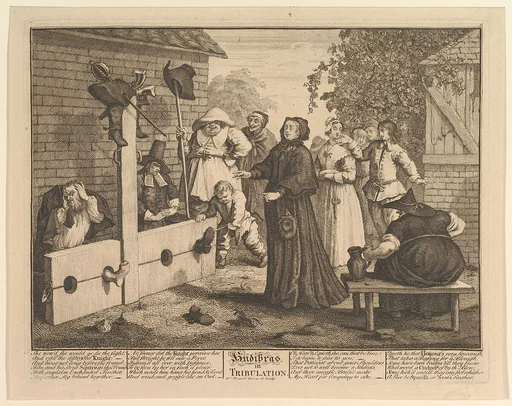 Hudibras in Tribulation (Twelve Large Illustrations for Saumel Butler's Hudibras, Plate 6)