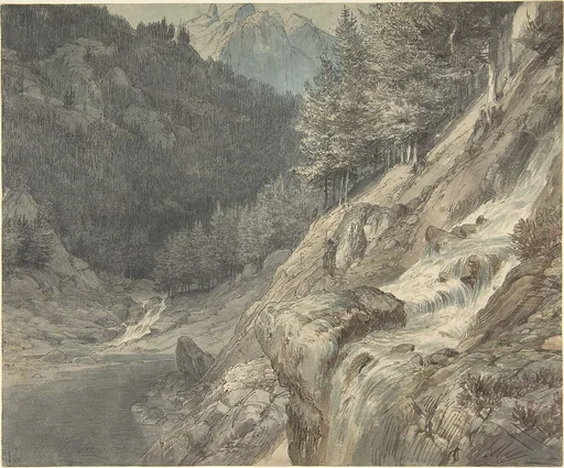 Mountainous Landscape with a River