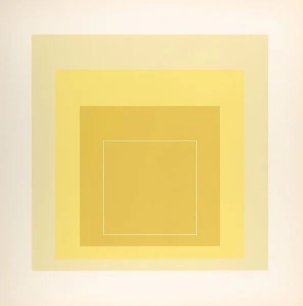 Proof for White Line Square series — Josef Albers|Gemini G.E.L.|Kenneth E. Tyler