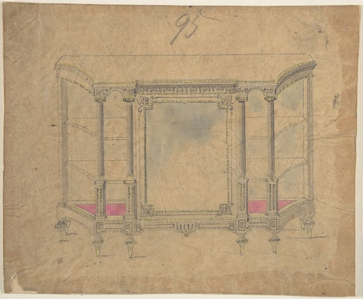 Cabinet Design — Anonymous, British, 19th century