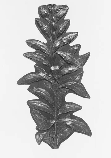 Pattern for applied gold floral motifs on the Magnolia Vase