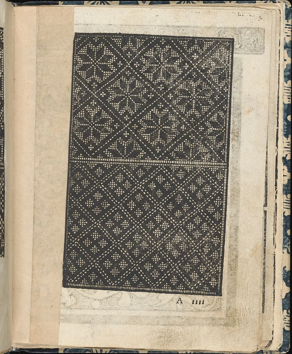 Essempio di recammi, page 6 (recto) — Giovanni Antonio Tagliente|Giovanni Antonio di Nicolini da Sabio e i fratelli
