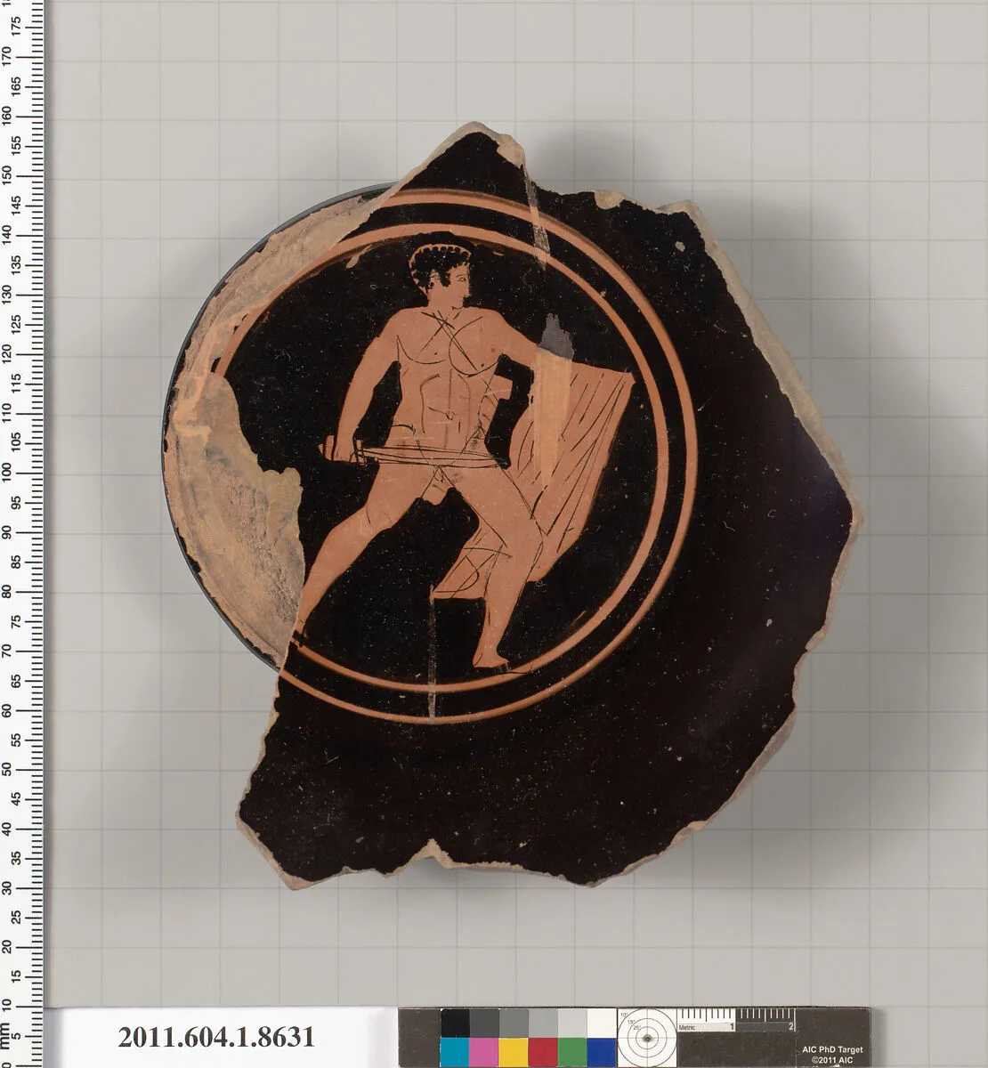 Terracotta fragment of a stemless kylix (drinking cup) — Unknown