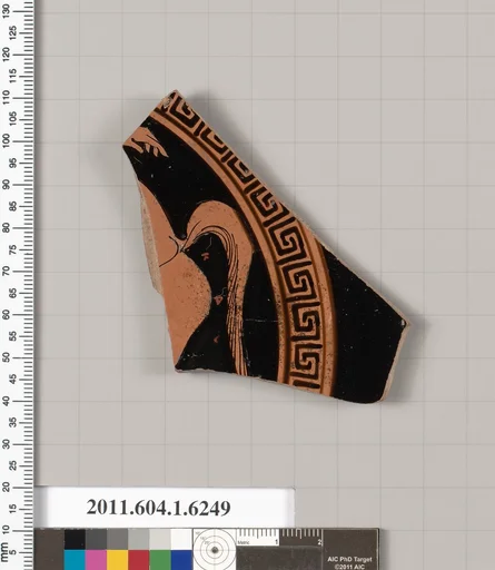 Terracotta fragment of a kylix (drinking cup)
